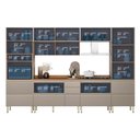 Ver imagem 5 de Cozinha Modulada Proença 6 Peças com Paneleiro 1 Forno e Balcão 80cm Nogueira Touch/nude Prime Tx