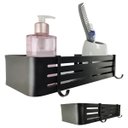 Ver imagem 1 de Suporte Porta Shampoo Prateleira Banheiro Box Sabonete Utensilios Casa Cozinha Lavanderia Multiuso R