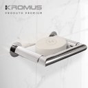 Ver imagem 3 de Kit Acessórios para Banheiros 6 Peças Inox - Kromus KITME6