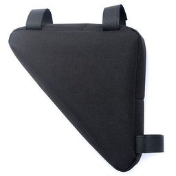 Bolsa de Quadro Bicicleta Porta Objetos Triangular Preta - 5