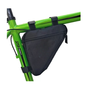 Bolsa de Quadro Bicicleta Porta Objetos Triangular Preta
