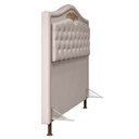 Ver imagem 6 de Cabeceira Cama Box Casal King 195cm Imperial J02 Suede Bege - Mpozenato