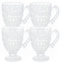 Ver imagem 1 de Jogo de Canecas Xícaras de Cristal Imperial Transparente 190mL 4 peças - Lyor