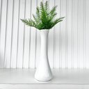 Ver imagem 4 de Decoração Sala Vaso Solitário Branco com Planta Moderna