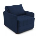 Ver mais imagens de Poltrona Cama Reclinável Retrátil Viena Veludo Azul Escuro - Loja Sheep