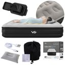 Ver imagem 6 de Colchão Inflável Solteiro Dura Tech Elevado com Bomba Lítio Usb Vg Plus Preto