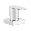 Ver imagem 3 de Acabamento para Registro Chuveiro Banheiro Alavanca Quadrado Cromado Padrão Fabrimar Metal 1/2" - 3/