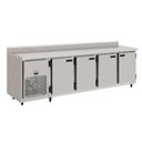 Ver imagem 1 de Balcão Refrigerado Encosto 4 Portas 2,5 Mts Total Inox Esquerda 860kbsc250dii Kofisa