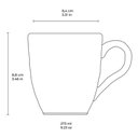 Ver imagem 3 de Jogo 4 Canecas Xícaras 273ml Cerâmica Porto Brasil Orgânico