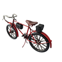 Ver imagem 1 de Miniatura Bicicleta Vintage - Metal - Alforjes - Selim