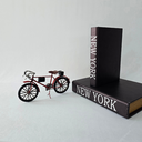 Ver imagem 5 de Miniatura Bicicleta Vintage - Metal - Alforjes - Selim