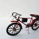 Ver imagem 3 de Miniatura Bicicleta Vintage - Metal - Alforjes - Selim