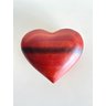Escultura Coração em Madeira. Artesanal. Decoração de Interiores - 1
