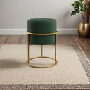 Ver imagem 5 de Banqueta Puff Decorativa Argola Veludo Verde Moderno
