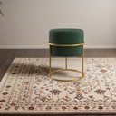 Ver imagem 3 de Banqueta Puff Decorativa Argola Veludo Verde Moderno