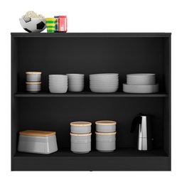 Bancada Balcão/Mesa Cozinha Bélgica Multimóveis BR5484 Preto - 5