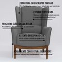 Ver imagem 6 de Poltrona para Sala de Estar Base em Madeira Milena