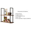 Ver imagem 6 de Prateleira Decorativa Suspensa Aurora Demolição