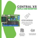 Ver imagem 2 de Central Portão Placa Canais Receptor X6 Dupla Controles Ipec