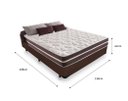 Ver imagem 2 de Cama Box Casal 138 Marrom com Colchão Little Angel Mola Superlastic