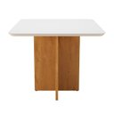 Ver imagem 5 de Mesa para Sala de Jantar 0,90 Classic Marrom/Marromle/Off White