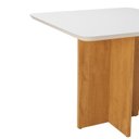 Ver imagem 4 de Mesa para Sala de Jantar 0,90 Classic Marrom/Marromle/Off White