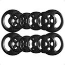 Ver imagem 1 de Kit com 12 Anilhas de Ferro Fundido - 40 Kg