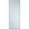 Porta de Alumínio Palheta Ventilada 210 x 100 Direita Linha All Soft Cor Branco - 1