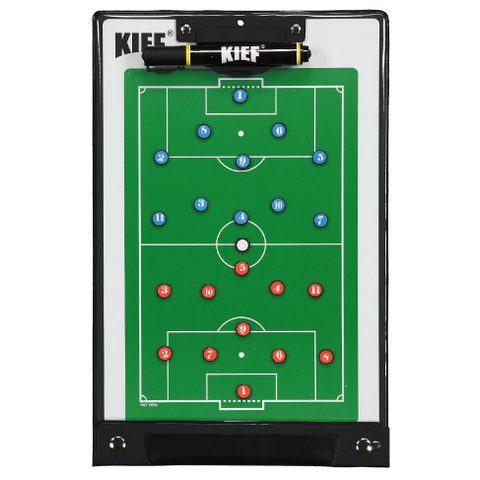 Prancheta Tática Magnética Kief Futebol de Campo com Caneta