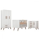Ver imagem 2 de Quarto Infantil Completo Bear 4 Portas 6 Gavetas Branco - Pnr Móveis