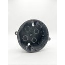 Ver imagem 1 de Caixa de Luz Suporte para Laje Octagonal Preta-Kit 60 Unidades