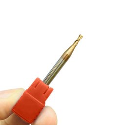 Fresa Topo Reto Metal Duro 2,0mm - 2 Cortes com 55hrc - 2