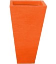 Ver imagem 6 de Kit 2 Vaso Planta 60x30 Trapézio Parede Polietileno BGPLASTICOS LARANJA SUNSET 010