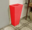 Ver imagem 7 de Kit 2 Vaso Planta 60x30 Trapézio Parede Polietileno BGPLASTICOS LARANJA SUNSET 010