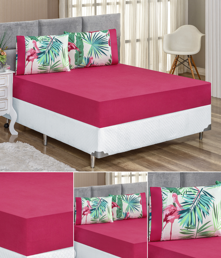 Jogo de lençol para cama solteiro 2 peças moderno macio micropercal 200 ...