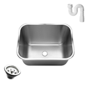 Ver imagem 1 de Cuba Pia Inox Industrial Lavanderia Aço 304 60x50x40 As