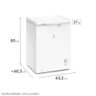Freezer Horizontal Electrolux 1 Porta 143L HE150 Branco - 4