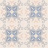 Habitare Blue Decor Porcelanato Esmaltado Retificado 61,8x61,8 - Embramaco ( 70 B.6 ) Embramaco Porc - 1