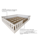 Ver imagem 5 de Cama Infantil Montessoriana Cori Casal Yescasa Branco