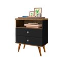 Ver imagem 2 de Mesa de Cabeceira 2 Gavetas 1 Nicho Status 