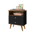 Ver imagem 2 de Mesa de Cabeceira 2 Gavetas 1 Nicho Status