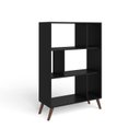Ver imagem 1 de Estante de Livros Retrô 81CMX124CM Nichos Rt 3015 Preto