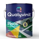 Ver imagem 1 de Tinta para Pisos e Quadras 3,6 Litros Qualyvinil Cinza Claro