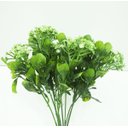 Ver imagem 2 de Kit 10 Plantas Kalanchoe Artificial Verde Flores Jardim 30cm