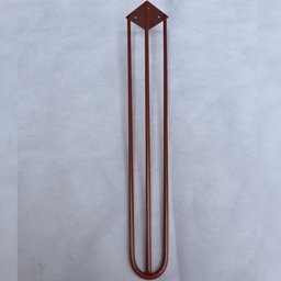 Kit 04 Pés de Ferro Aço Hairpin Legs 60 Cm Bronze A01 Sofá Móveis Mesa - Inoviza - 2