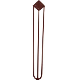 Kit 04 Pés de Ferro Aço Hairpin Legs 60 Cm Bronze A01 Sofá Móveis Mesa - Inoviza - 6