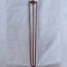 Kit 04 Pés de Ferro Aço Hairpin Legs 60 Cm Bronze A01 Sofá Móveis Mesa - Inoviza - 7