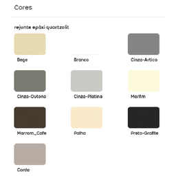 Rejunte Epóxi Superfácil Quartzolit 1kg - CINZA ÁRTICO - 1