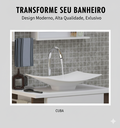 Ver imagem 6 de Kit Gabinete Cuba e Espelheira 60cm para Banheiro Moderno:branco/rustico