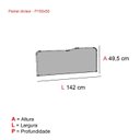 Ver imagem 2 de Painel Divisor Para Estacao De Trabalho P150X50
